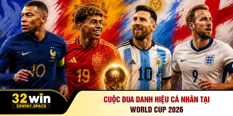 Cuộc đua danh hiệu cá nhân tại World Cup 2026