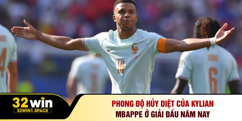 Phong độ hủy diệt của Kylian Mbappe ở giải đấu năm nay