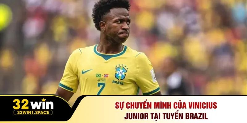 Sự chuyển mình của Vinicius Junior tại tuyển Brazil